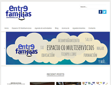 Tablet Screenshot of entrefamilias.com